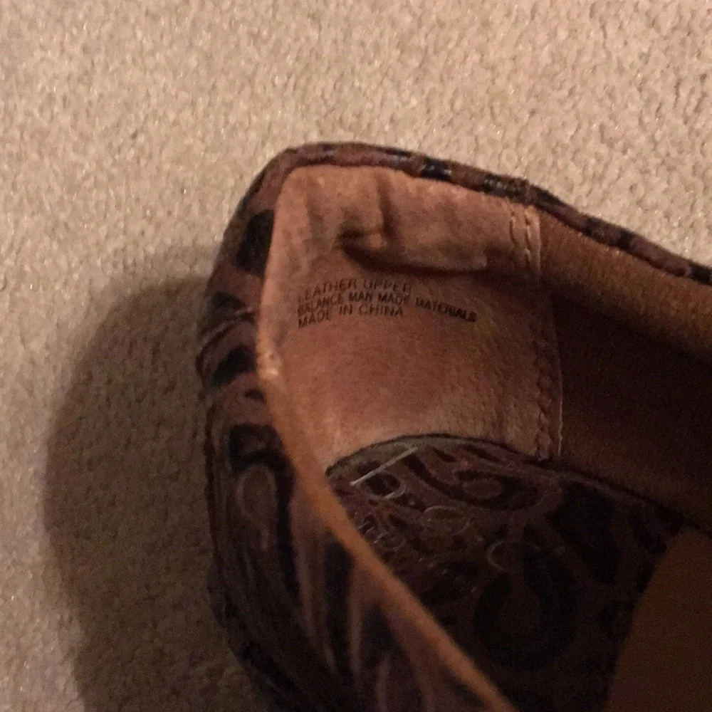 b.o.c. Brown Embossed Shoes - Picture 15 of 15